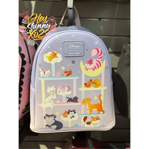 Loungefly Disney Cats Starry Night Mini Backpack